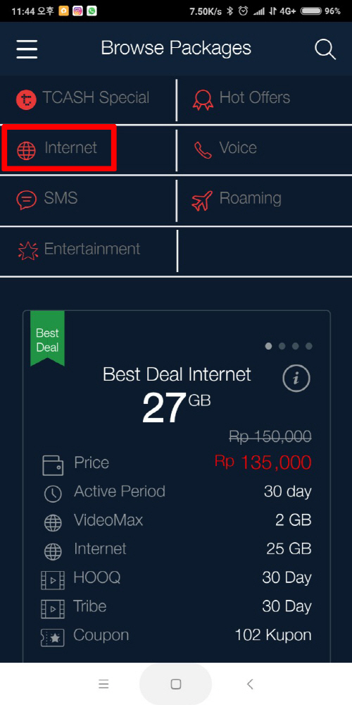 인도네시아 여행 인터넷
