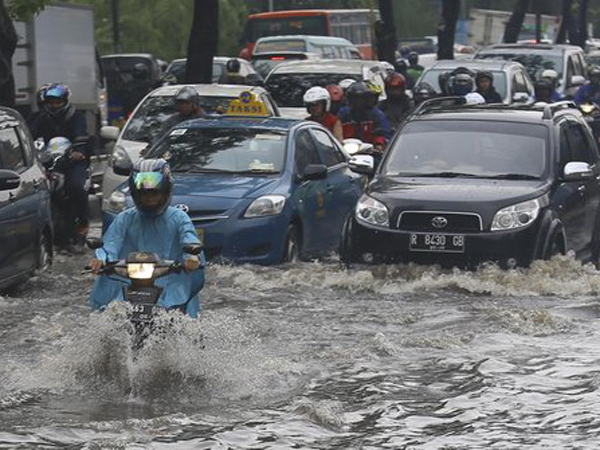 인도네시아 자카르타 홍수